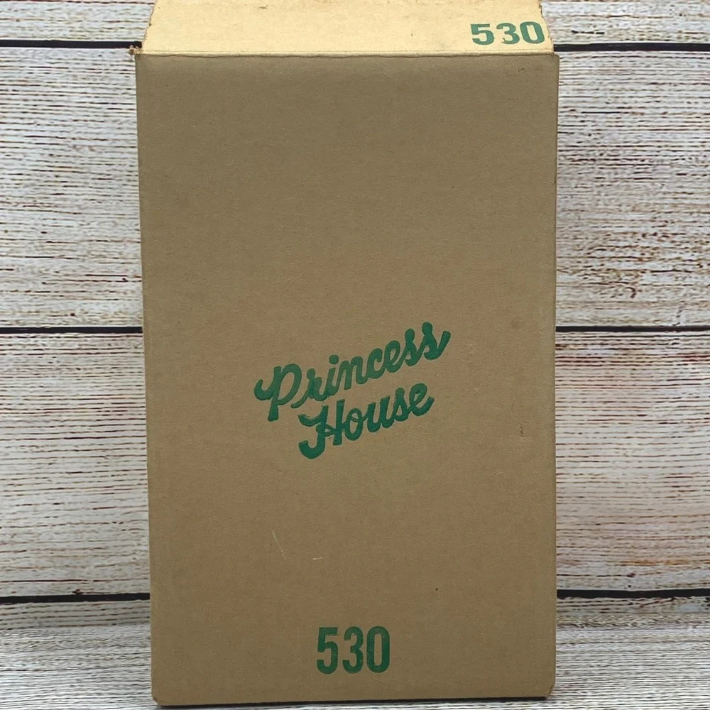Princess House 530 Crystal‎ Basket Vintage Diamond Pattern Made in USA